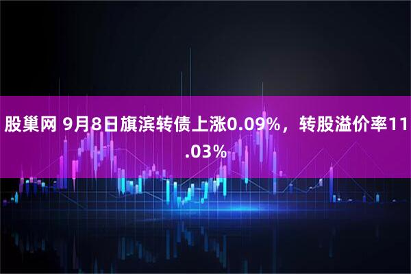 股巢网 9月8日旗滨转债上涨0.09%，转股溢价率11.03%